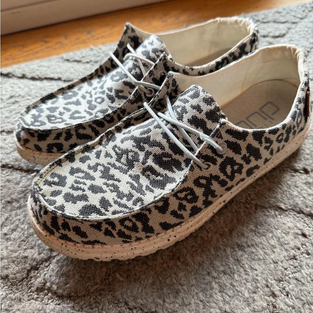 Leopard Print Hey Dudes